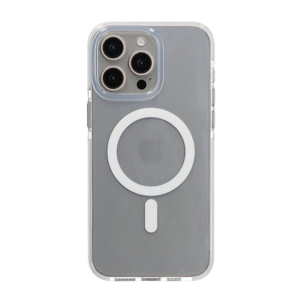 iPhone 15 Pro Max Cover Stødsikker MagSafe Hvid