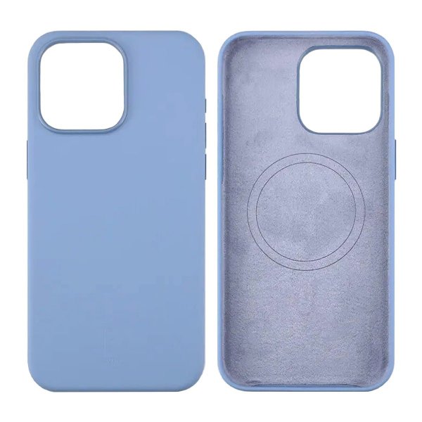 Rvelon iPhone 15 Pro Max Cover Silikone MagSafe Blå