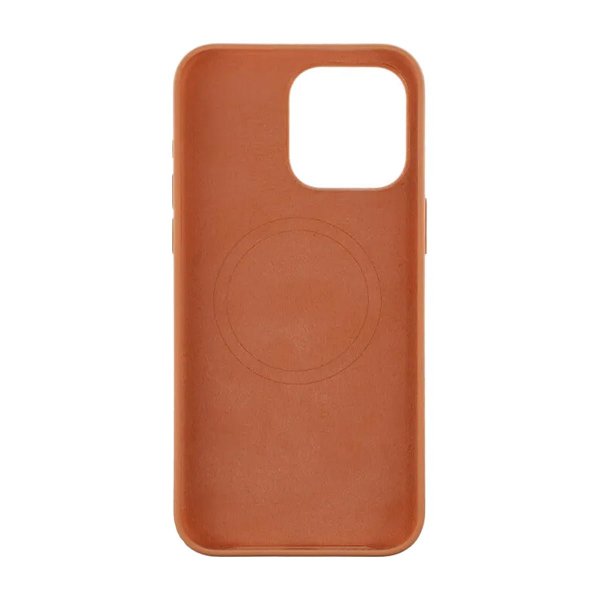 Rvelon iPhone 15 Pro Max Cover Silikone MagSafe Gul