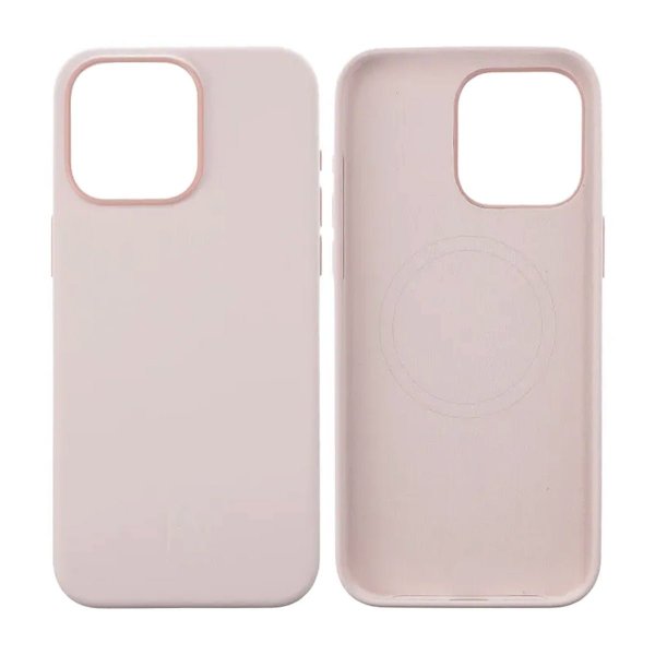 Rvelon iPhone 15 Pro Max Cover Silikone MagSafe Pink