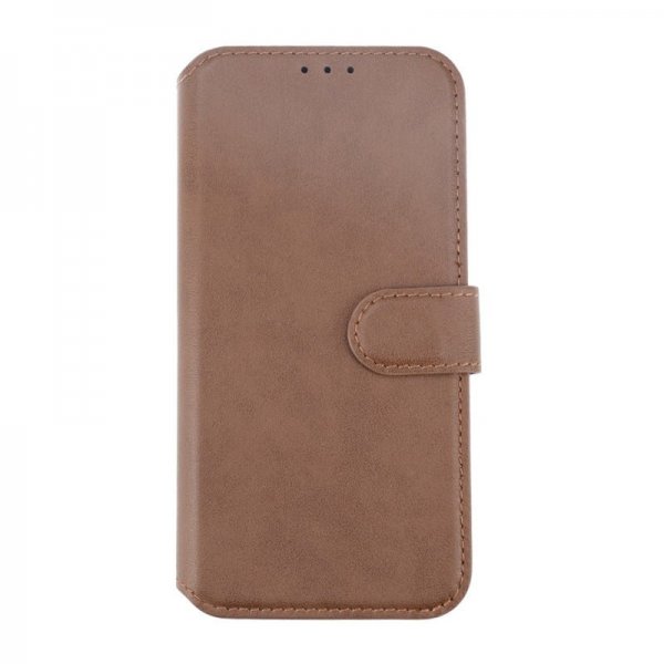Rvelon iPhone 15 Pro Max Etui Ægte Læder Brun