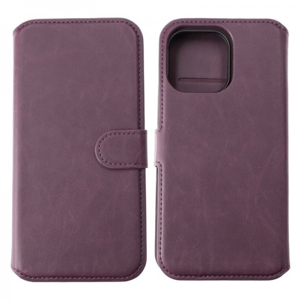 Rvelon iPhone 15 Pro Max Cover Magnetisk Aftageligt Skal Lilla