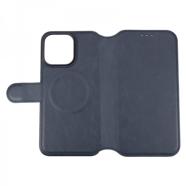 Rvelon iPhone 15 Pro Max Cover 4 Kortrum MagSafe Blå