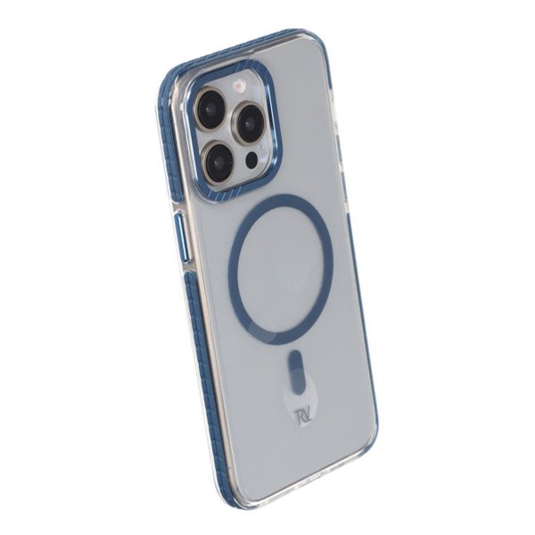 Rvelon iPhone 15 Pro Max Cover TPU MagSafe Blå