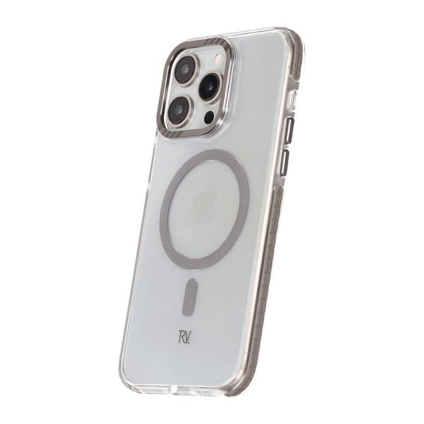 Rvelon iPhone 15 Pro Max Cover TPU MagSafe Grå