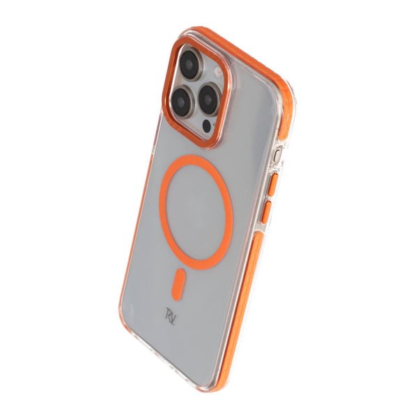 Rvelon iPhone 15 Pro Max Cover Forstærkede Hjørner Orange