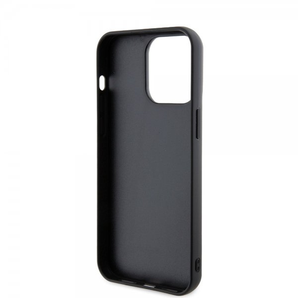 Karl Lagerfeld iPhone 15 Pro Max Cover 3D Gummi Karl & Choupette Sort