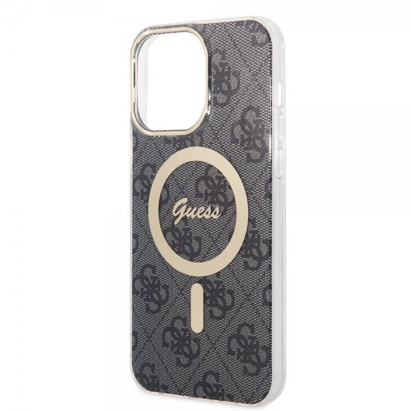 Guess iPhone 15 Pro Max Cover 4G Pattern MagSafe Sort