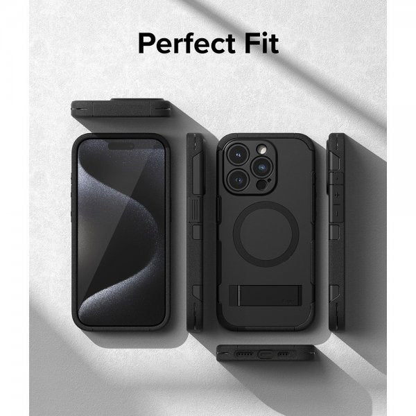 Ringke iPhone 15 Pro Max Cover Alle MagSafe Sort