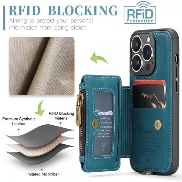 CaseMe iPhone 15 Pro Max Cover C20 Series Petrol