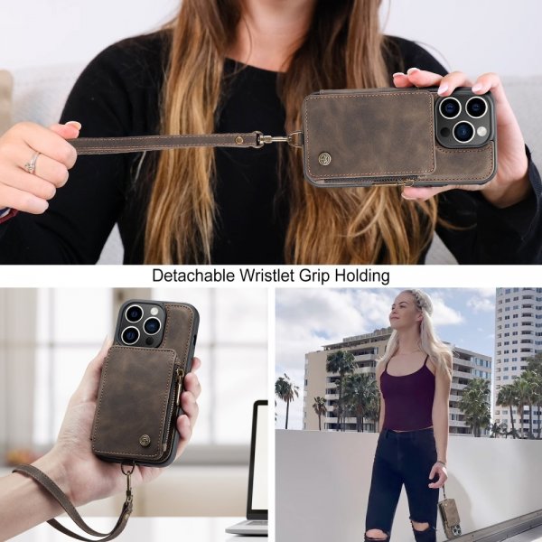 CaseMe iPhone 15 Pro Max Cover C20 Series Kaffe
