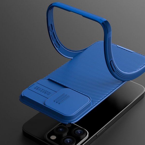 Nillkin iPhone 15 Pro Max Cover CamShield Blå