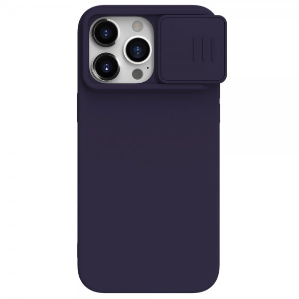 Nillkin iPhone 15 Pro Max Cover CamShield Silky Mørkelilla