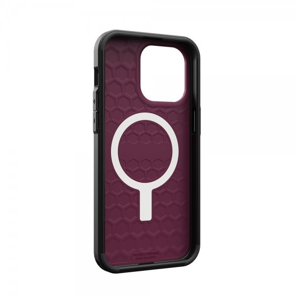 Urban Armor Gear (UAG) iPhone 15 Pro Max Cover Civilian MagSafe Bordeaux
