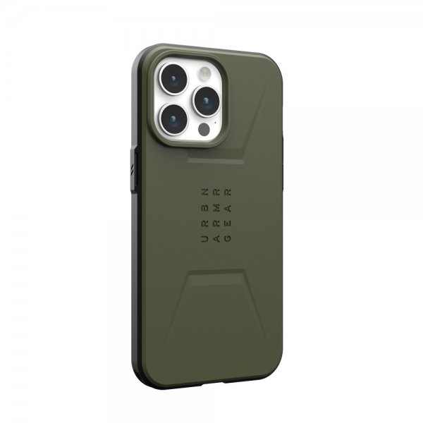 Urban Armor Gear (UAG) iPhone 15 Pro Max Cover Civilian MagSafe Olivengrøn
