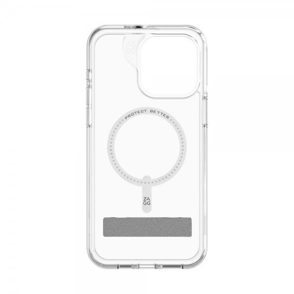 ZAGG iPhone 15 Pro Max Cover Crystal Palace Snap Kickstand Clear