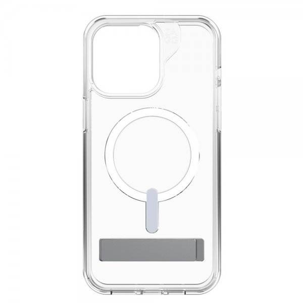 ZAGG iPhone 15 Pro Max Cover Crystal Palace Snap Kickstand Clear