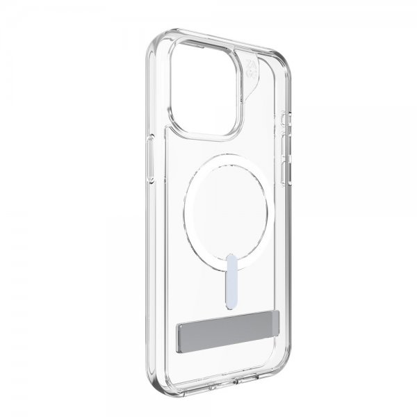 ZAGG iPhone 15 Pro Max Cover Crystal Palace Snap Kickstand Clear
