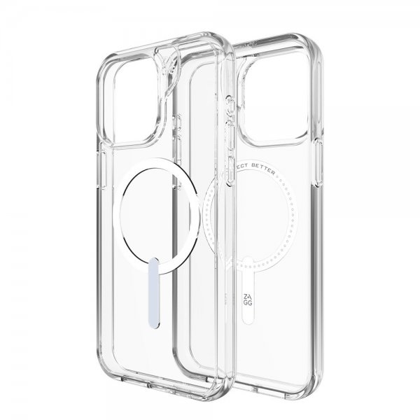 ZAGG iPhone 15 Pro Max Cover Crystal Palace Snap Transparent