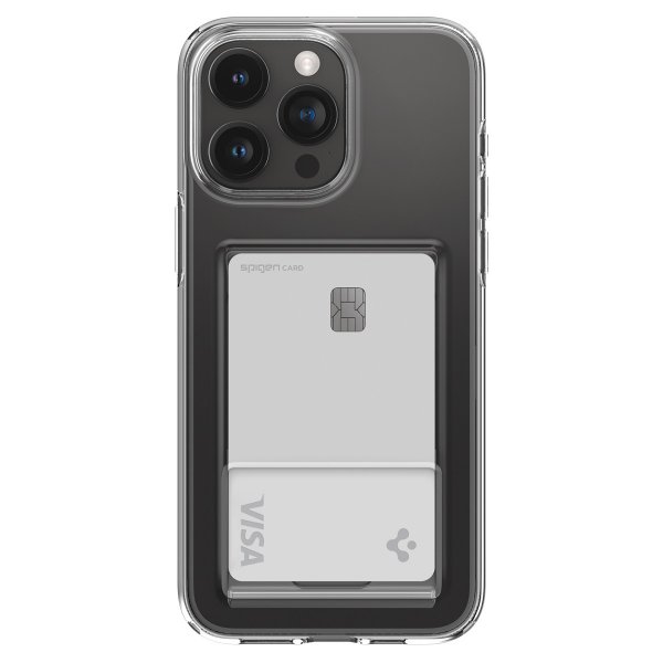 Spigen iPhone 15 Pro Max Cover Crystal Slot Crystal Clear