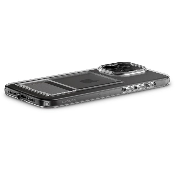 Spigen iPhone 15 Pro Max Cover Crystal Slot Crystal Clear