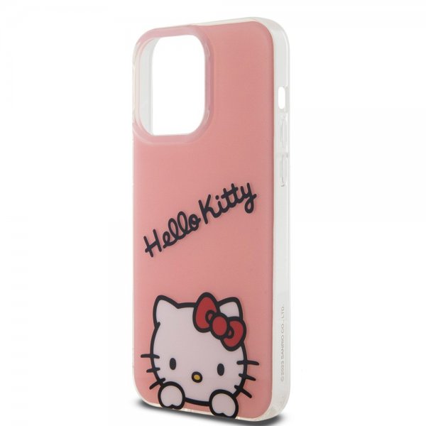 Hello Kitty iPhone 15 Pro Max Cover Daydreaming Crossbody Rosa