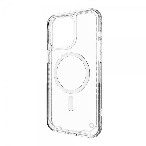 Clckr iPhone 15 Pro Max Cover Diamond MagSafe Transparent