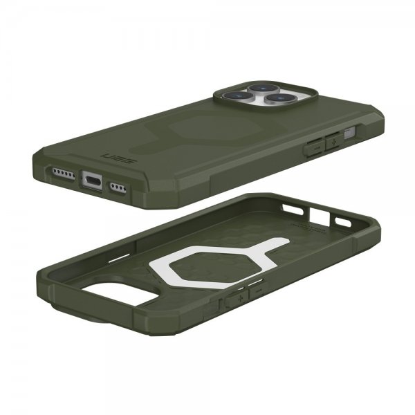 Urban Armor Gear (UAG) iPhone 15 Pro Max Cover Essential Armor MagSafe Olive Drab