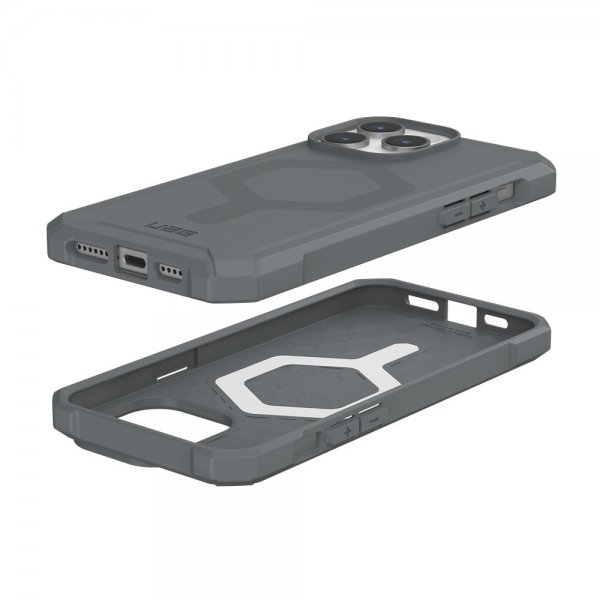Urban Armor Gear (UAG) iPhone 15 Pro Max Cover Essential Armor MagSafe Sølv