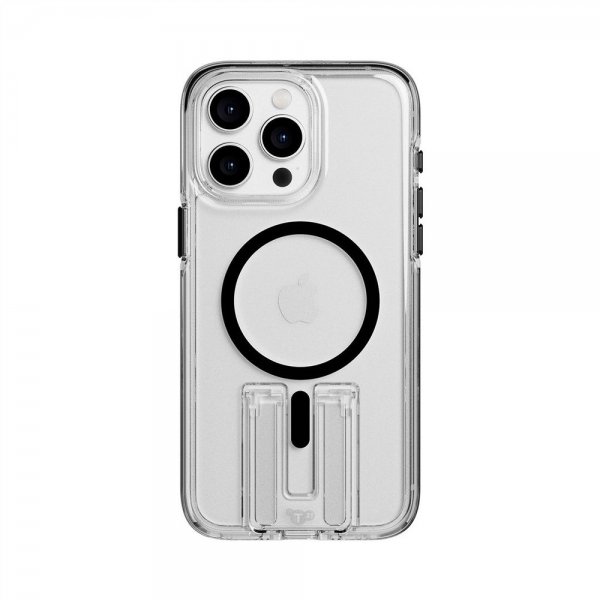 Tech21 iPhone 15 Pro Max Cover Evo Crystal Kick MagSafe Klar/Sort