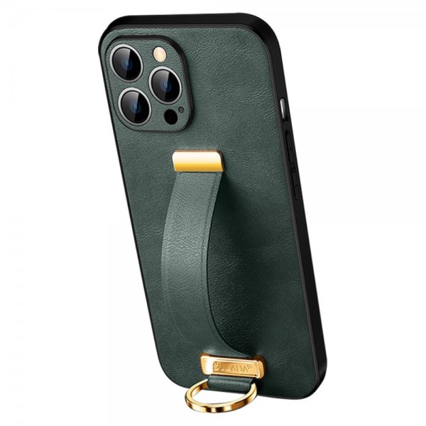 Sulada iPhone 15 Pro Max Cover Fashion Series Grøn