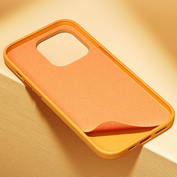 Baseus iPhone 15 Pro Max Cover Fauxther Series Sort