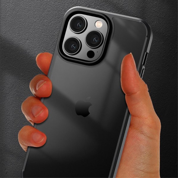 X-Level iPhone 15 Pro Max Cover Frostet Transparent