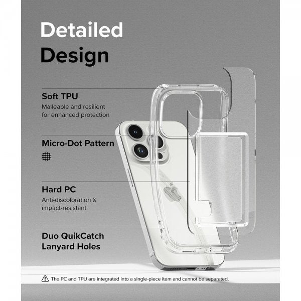 Ringke iPhone 15 Pro Max Cover Fusion Card Clear