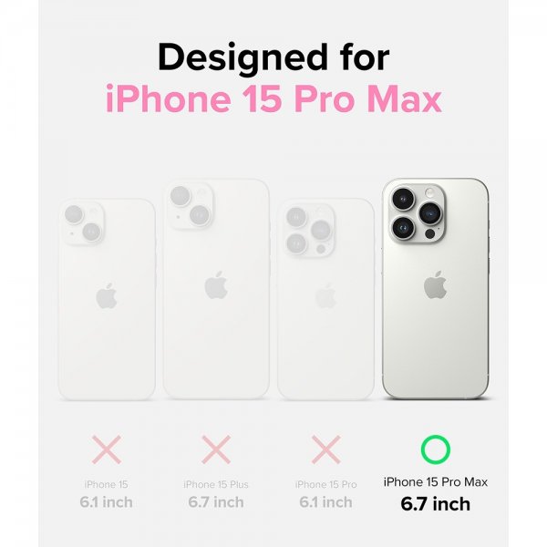 Ringke iPhone 15 Pro Max Cover Fusion Card Clear