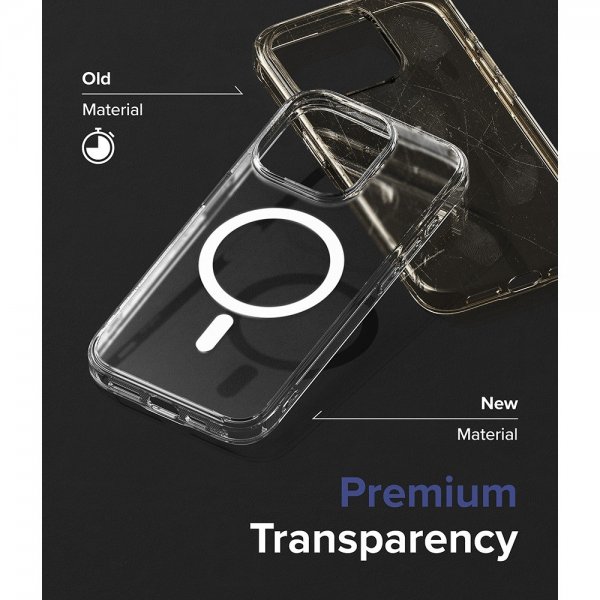 Ringke iPhone 15 Pro Max Cover Fusion Magnetic Matte Clear