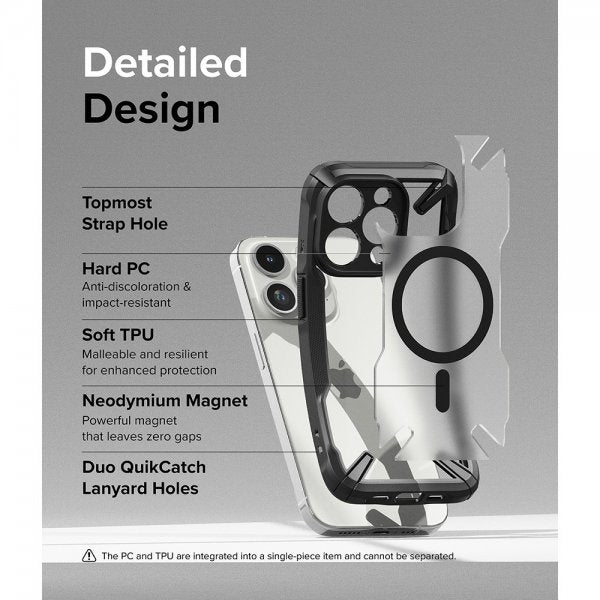 Ringke iPhone 15 Pro Max Cover Fusion X Magnetic Mat Sort
