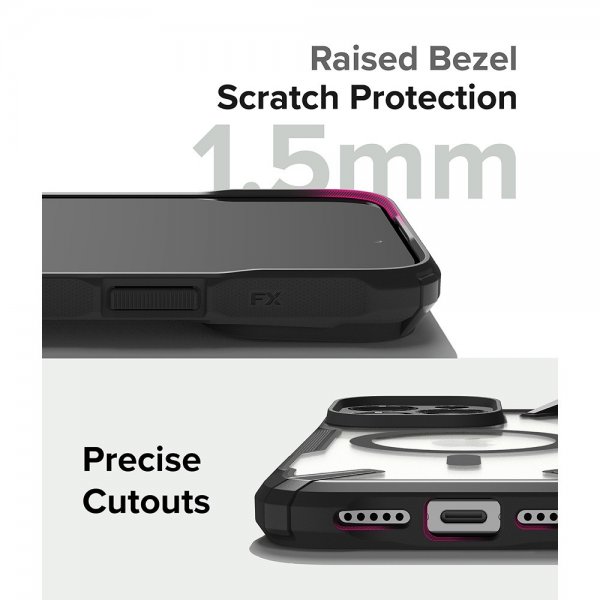 Ringke iPhone 15 Pro Max Cover Fusion X Magnetic Mat Sort