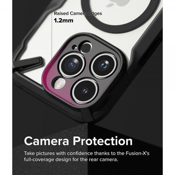 Ringke iPhone 15 Pro Max Cover Fusion X Magnetic Mat Sort