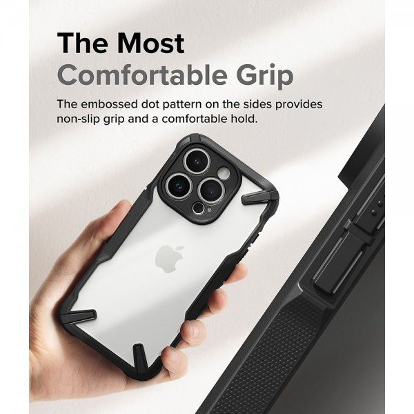Ringke iPhone 15 Pro Max Cover Fusion X Sort