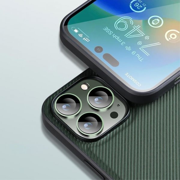 X-Level iPhone 15 Pro Max Cover Kevlar II Series Sort