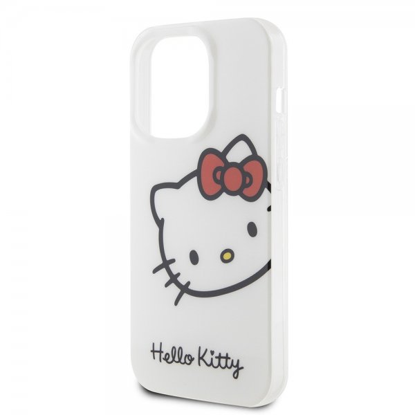 Hello Kitty iPhone 15 Pro Max Cover Kitty Logo Hvid