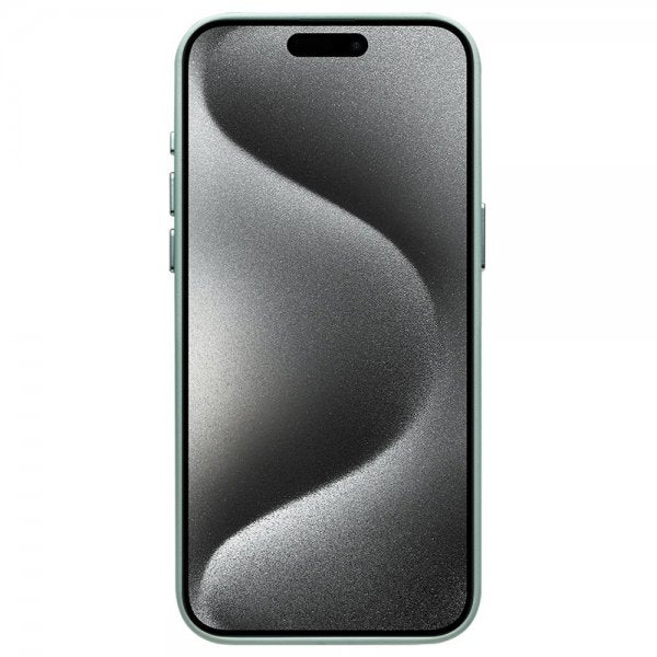 Qialino iPhone 15 Pro Max Cover Kunstlæder MagSafe Grøn