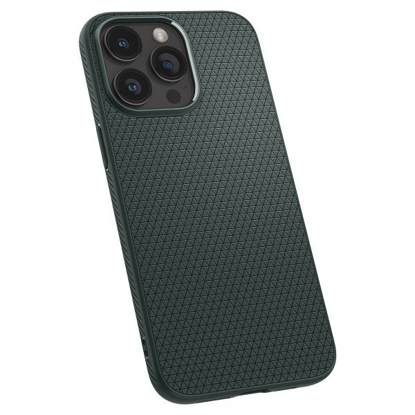 Spigen iPhone 15 Pro Max Cover Liquid Air Abyss Green