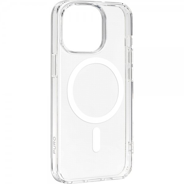 Puro iPhone 15 Pro Max Cover LITE MAG Transparent