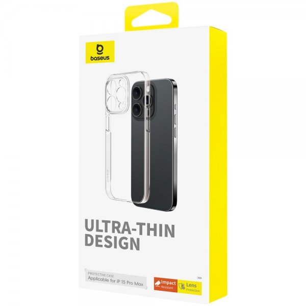 Baseus iPhone 15 Pro Max Cover Lucent Series Transparent