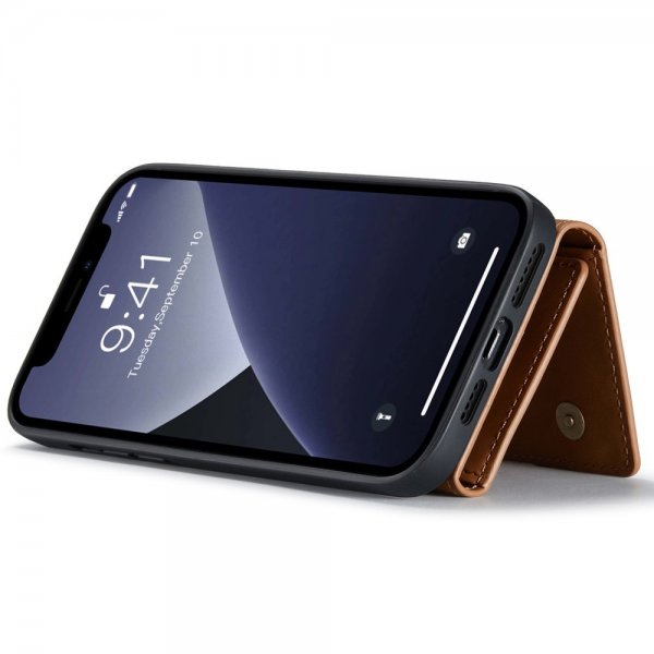 Dg.Ming iPhone 15 Pro Max Cover M1 Series Aftagelig Kortholder Brun