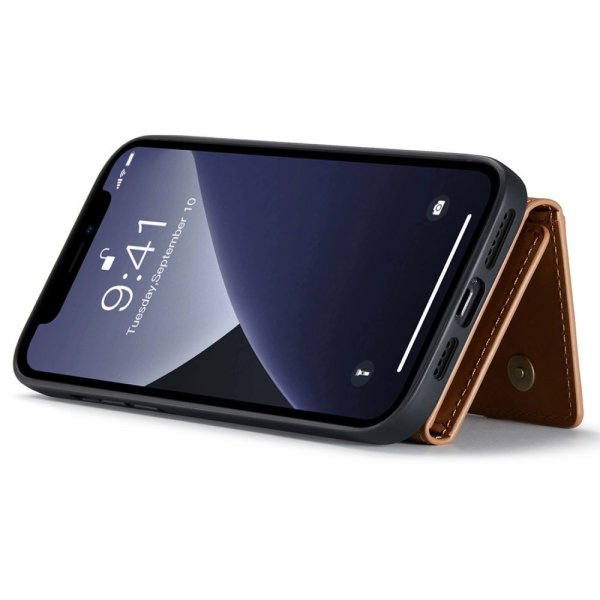 Dg.Ming iPhone 15 Pro Max Cover M2 Series Aftagelig Kortholder Brun