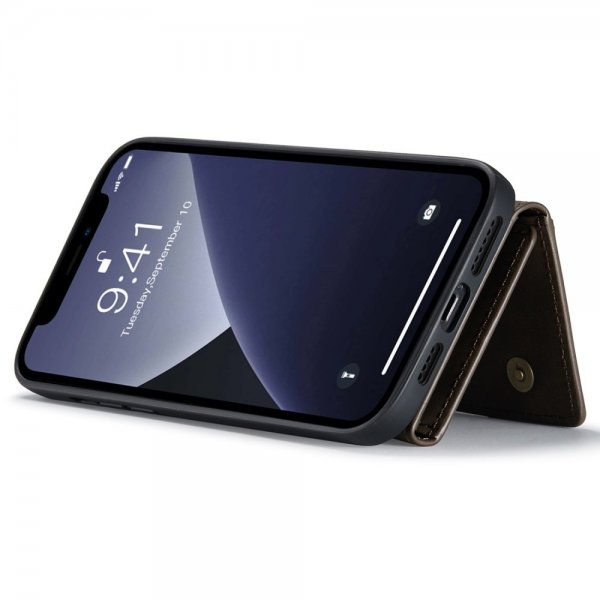 Dg.Ming iPhone 15 Pro Max Cover M2 Series Aftagelig Kortholder Kaffe
