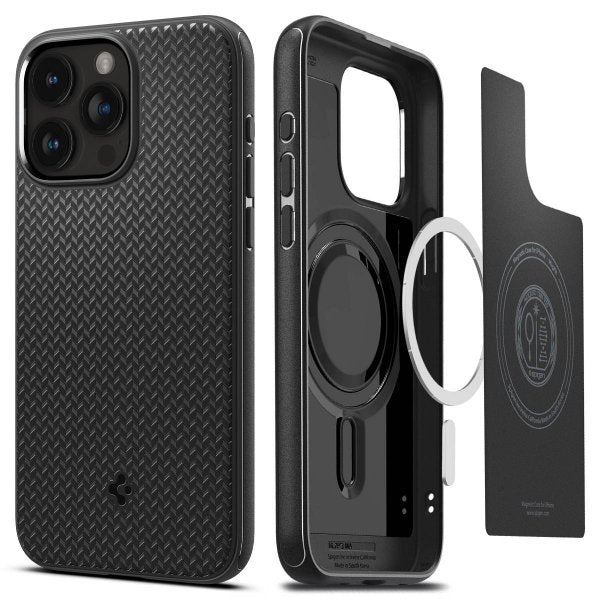 Spigen iPhone 15 Pro Max Cover Mag Armor MagFit Mat Sort